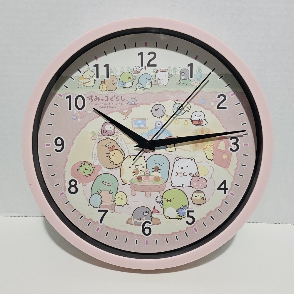 San-x Sumikko Gurashi Characters Wall Clock